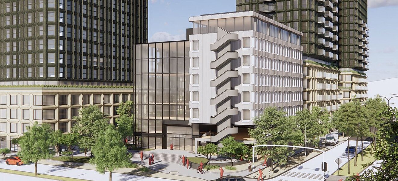 Afbeelding toekomstige studentenwoningen