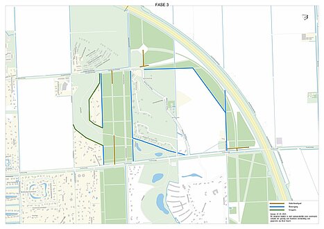 Op de kaart staan de watergangen die worden aangepakt in fase 3. Kun je de kaart niet lezen? Bel naar 14 036.