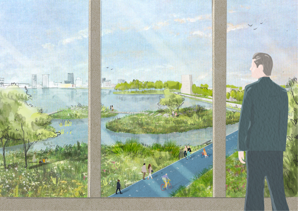 Impressie Zuidoever Weerwater