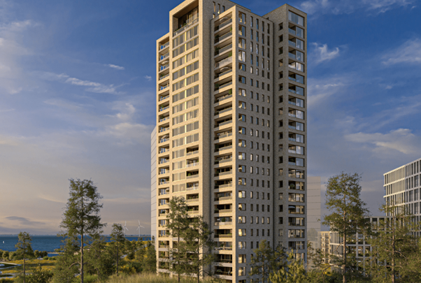 Impressie van gebouw Porto