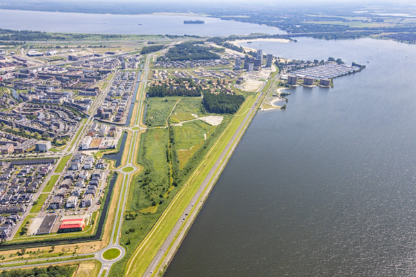 Luchtfoto Stranddorp / In de Bosrand (Top-shot.nl)